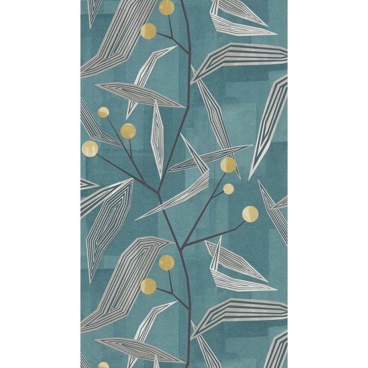 Harlequin Entity Floral Metallic Wallpaper Roll Perigold